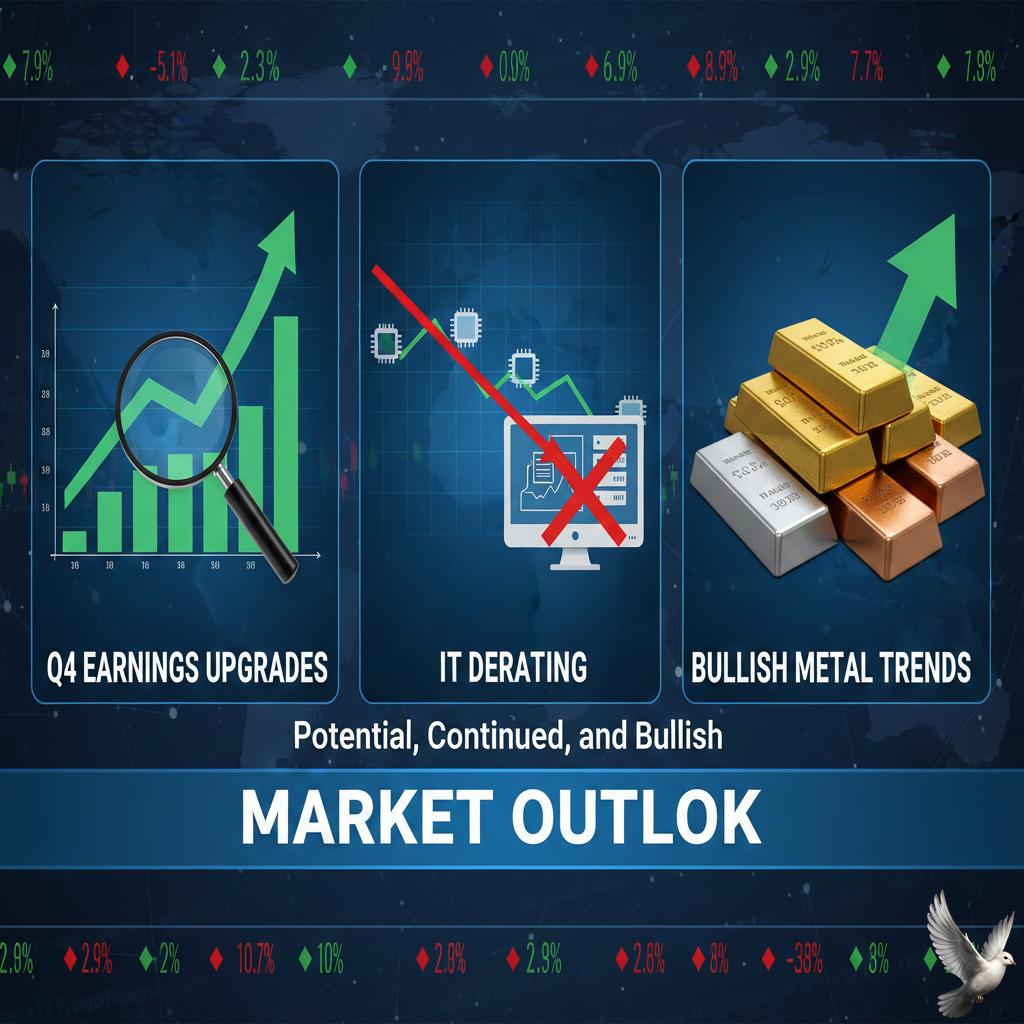 Market Outlook: Potential Q4 Earnings Upgrades, Continued IT Derating, and Bullish Metal Trends