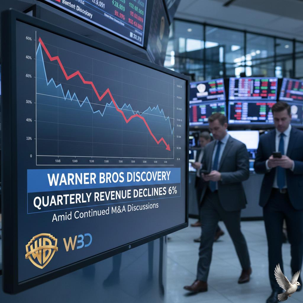 Warner Bros Discovery Quarterly Revenue Declines 6% Amid Continued M&A Discussions