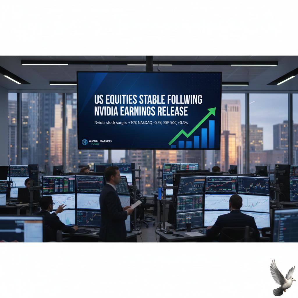 US Equities Stable Following Nvidia Earnings Release