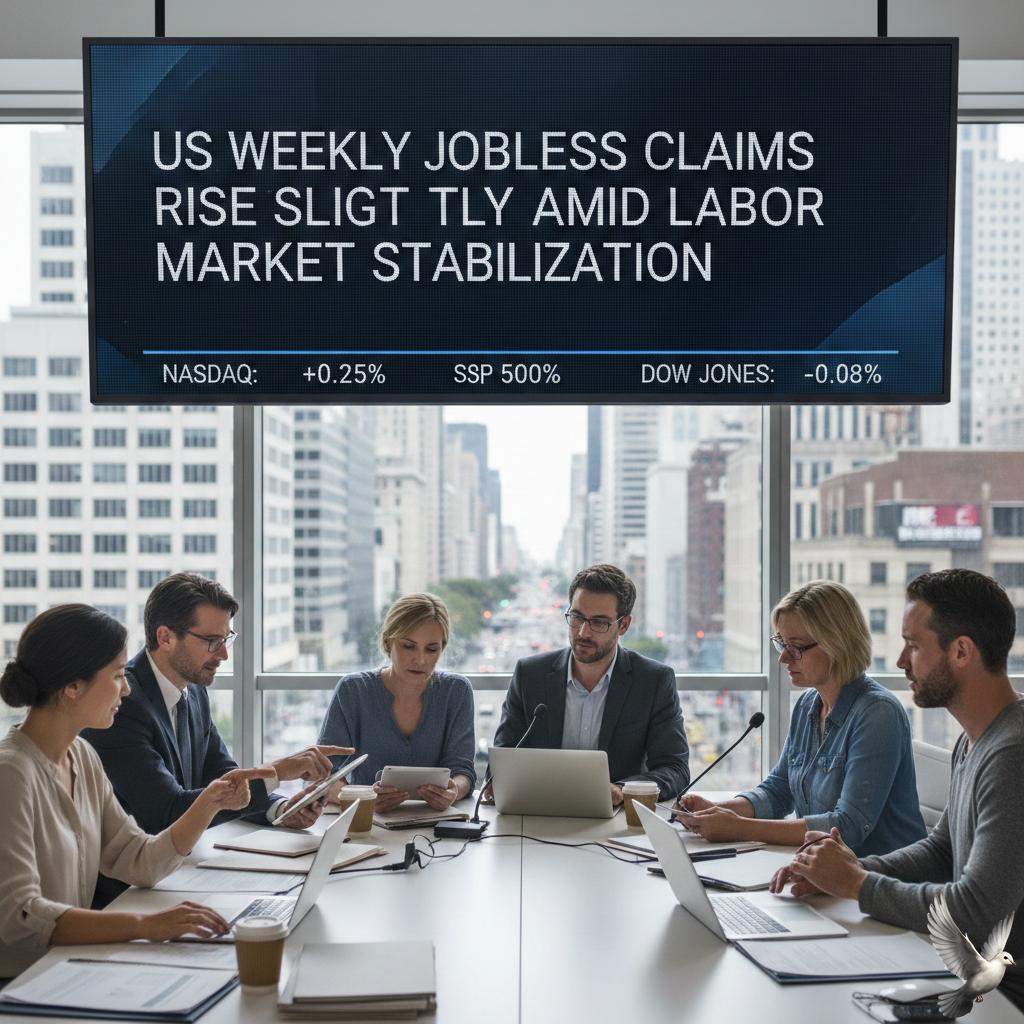 US Weekly Jobless Claims Rise Slightly Amid Labor Market Stabilization