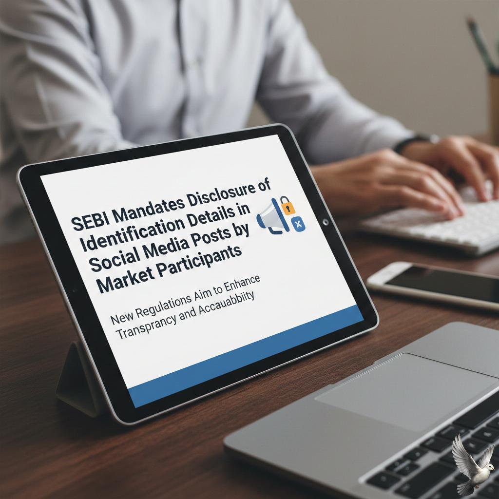 SEBI Mandates Disclosure of Identification Details in Social Media Posts by Market Participants