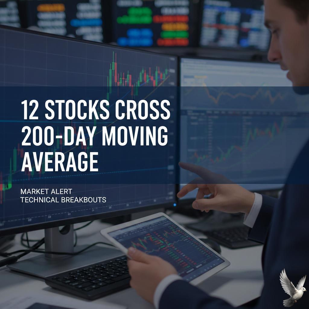 12 stocks cross 200-day moving average