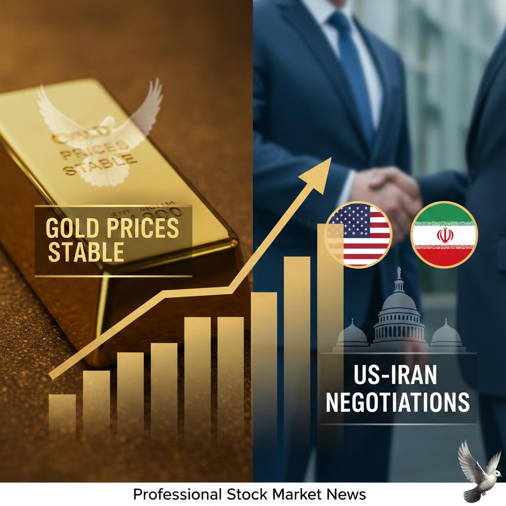 Gold Prices Stable Amid Ongoing US-Iran Negotiations
