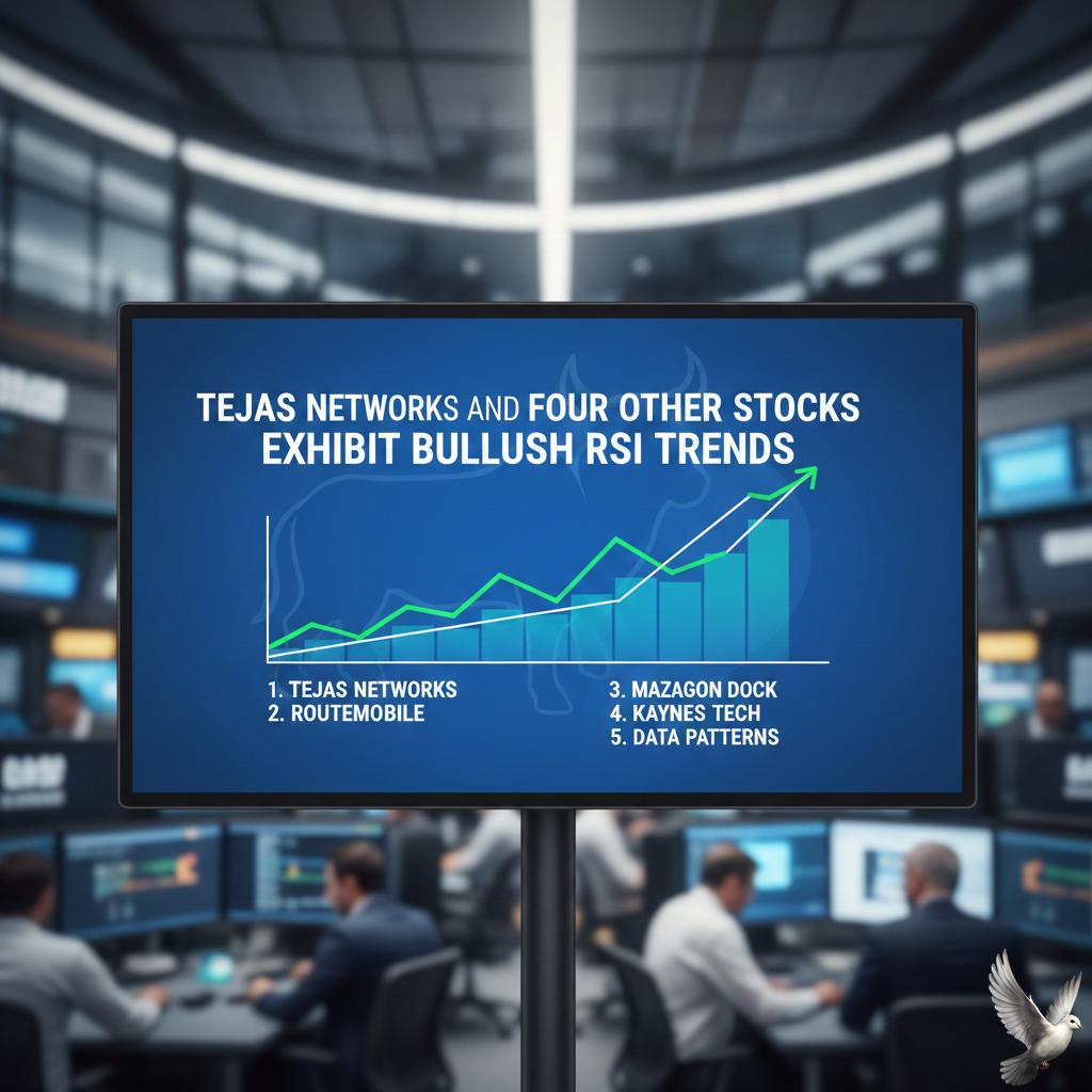 Tejas Networks and Four Other Stocks Exhibit Bullish RSI Trends