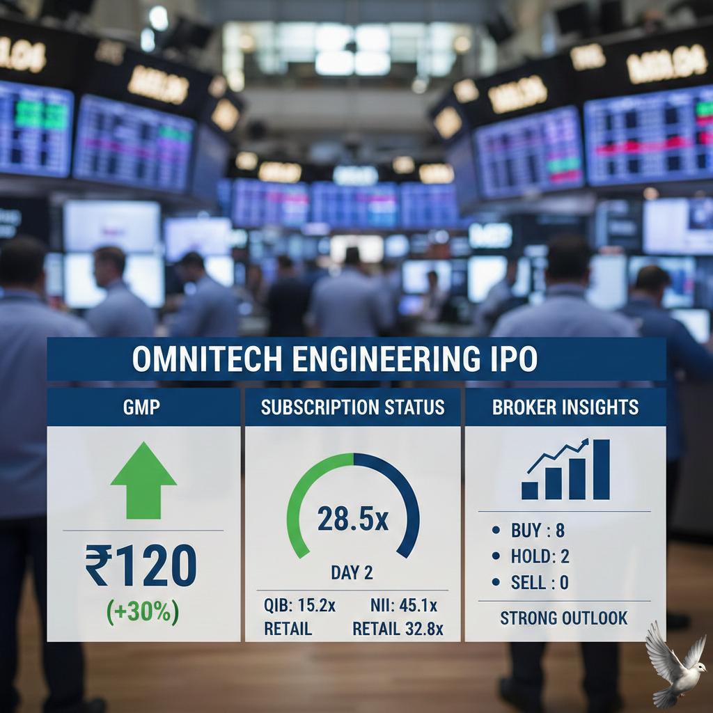 Omnitech Engineering IPO: GMP, Subscription Status, and Broker Insights