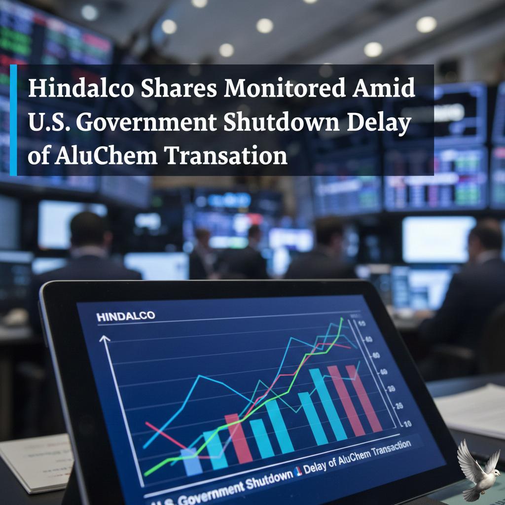 Hindalco Shares Monitored Amid U.S. Government Shutdown Delay of AluChem Transaction