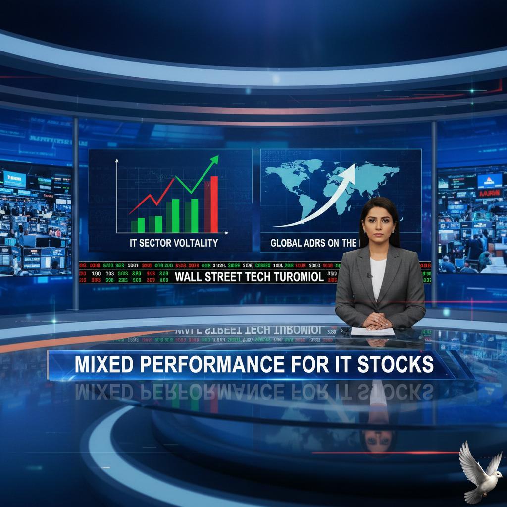 Mixed Performance for IT Stocks Amid Wall Street Tech Volatility and Rising ADRs