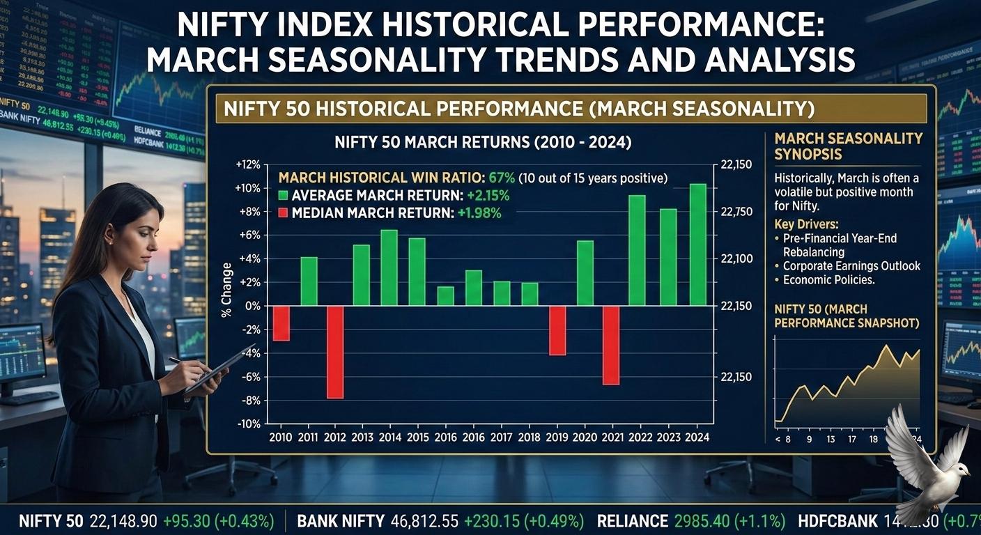 Nifty Index Historical Performance: March Seasonality Trends and Analysis