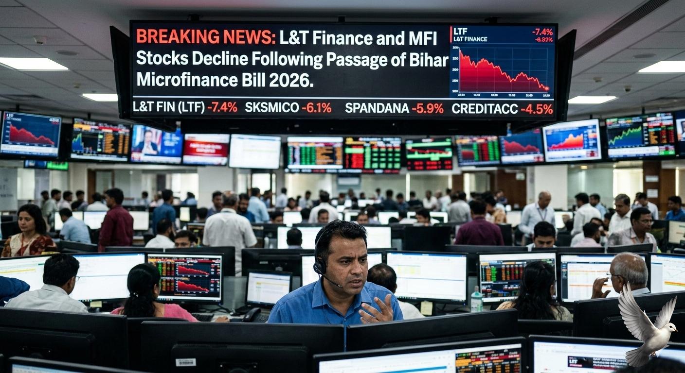 L&T Finance and Other MFI Stocks Decline Following Passage of Bihar Microfinance Bill 2026