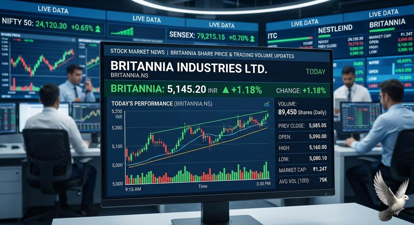 Britannia Share Price and Trading Volume Updates