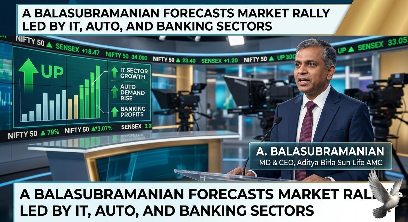 A Balasubramanian Forecasts Market Rally Led by IT, Auto, and Banking Sectors