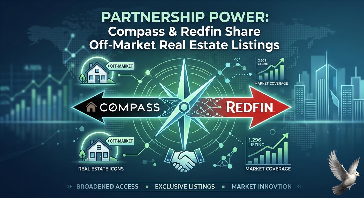 Compass and Redfin Partner to Share Off-Market Real Estate Listings